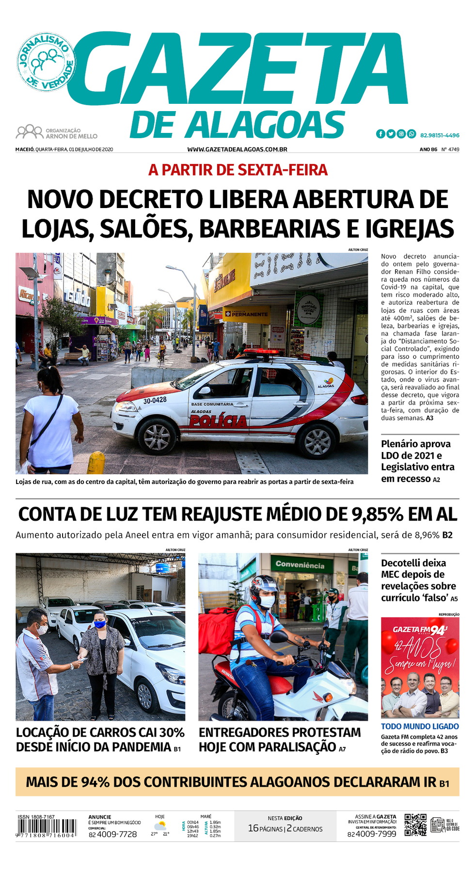 Gazeta de Alagoas Edição Digital